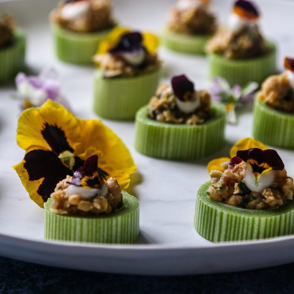 Leek canape
